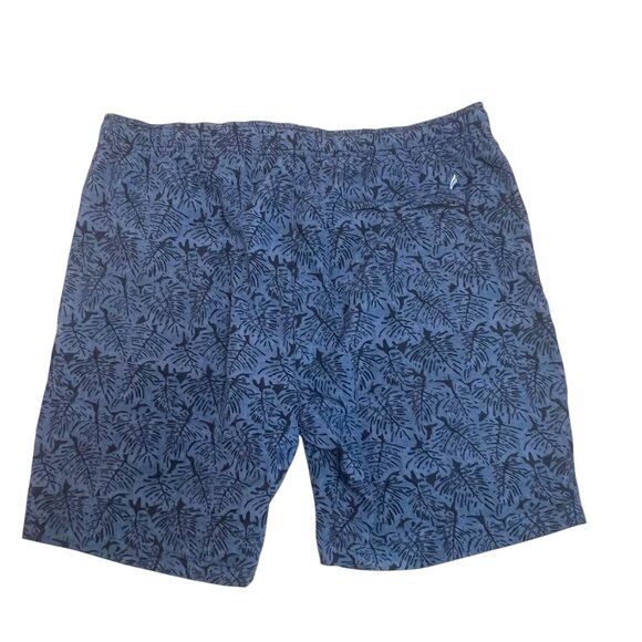 Tailor Vintage Shorts Mens Large Leaf Print PURE teccool Drawstring Swim Trunks - Picture 12 of 16